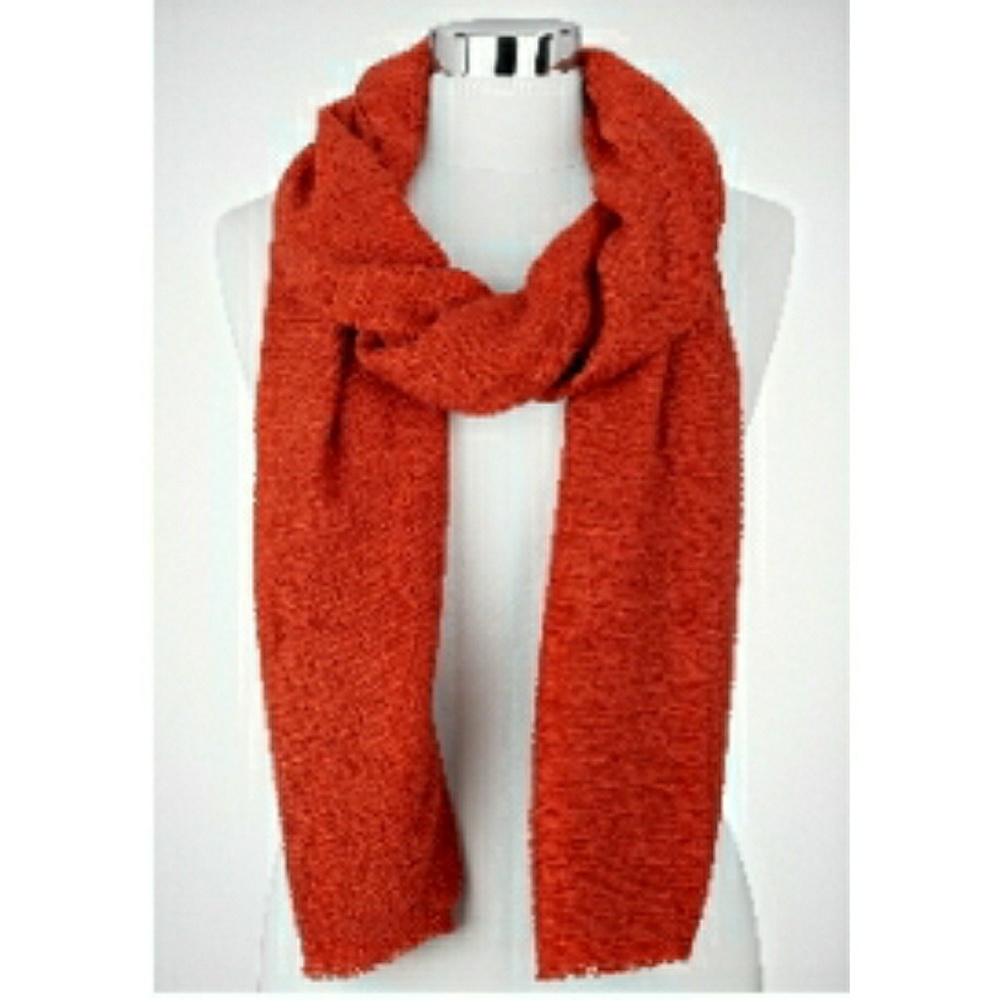 Womens Thick Red Scarf